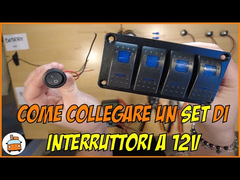 Come connettere un Set di Interruttori a 12V