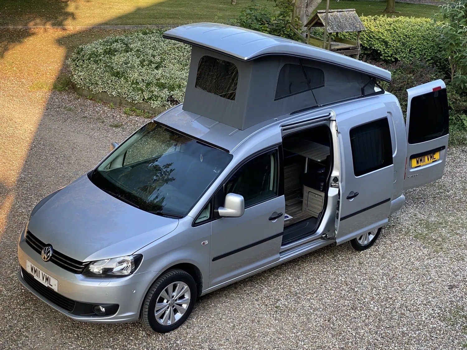 vw caddy small vans to camper best