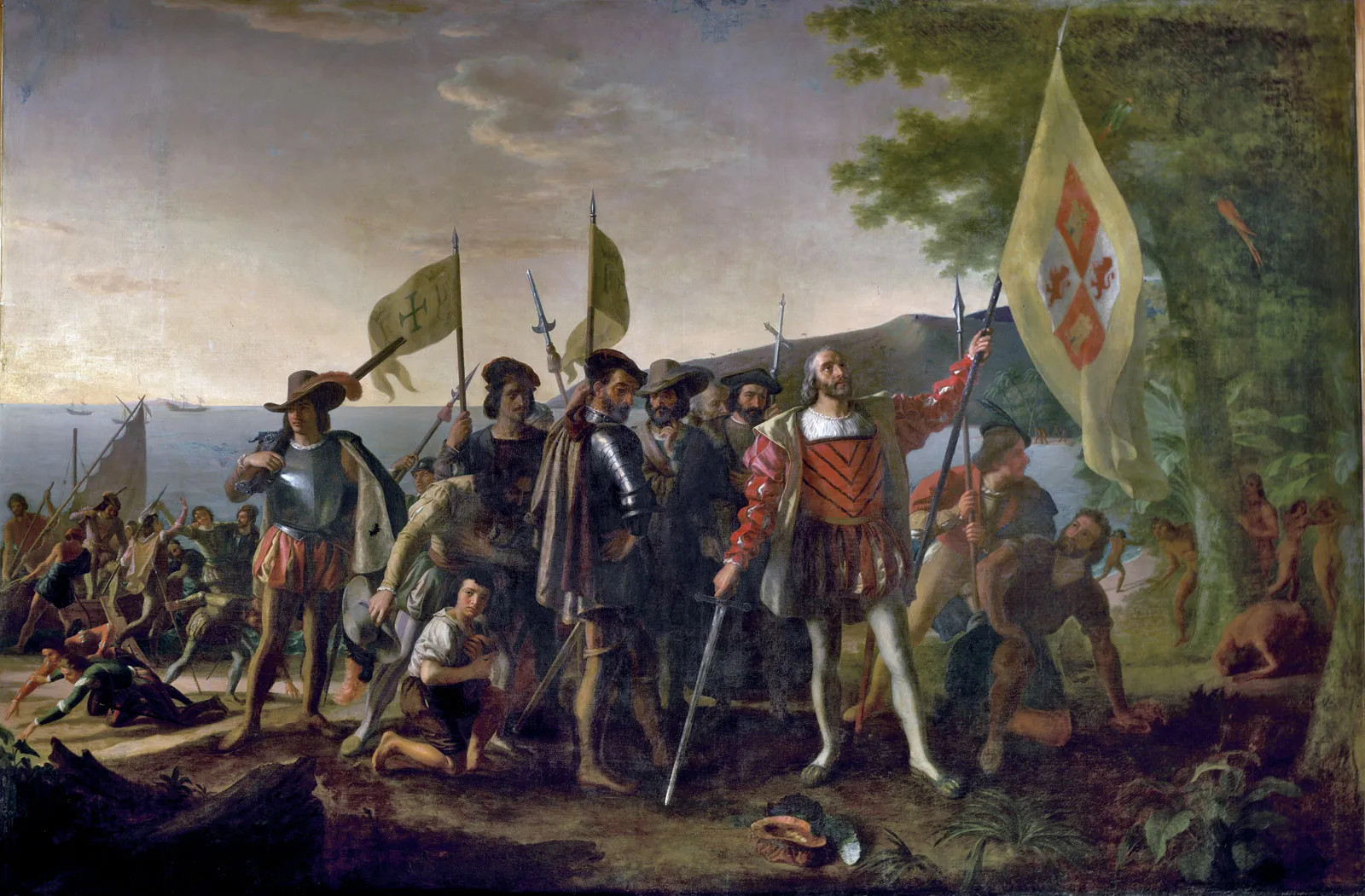 christopher columbus arriving in dominican republic