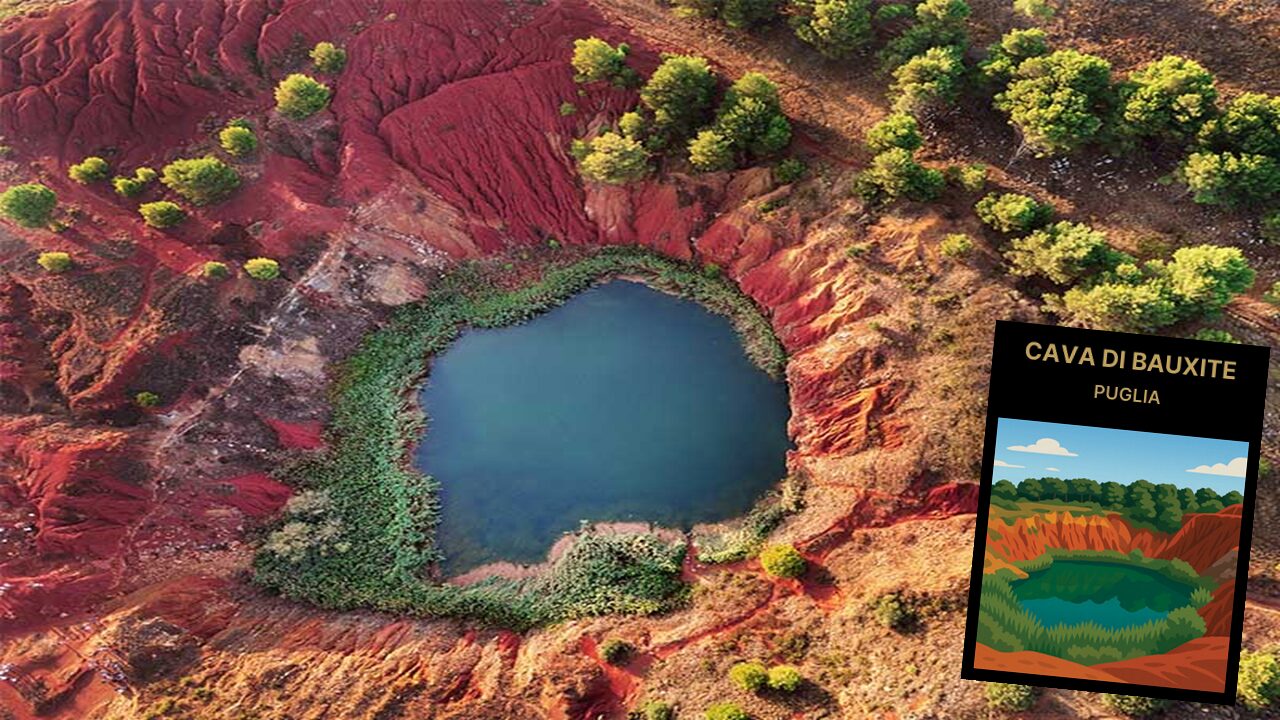 I 100 posti più belli d'italia - cava di bauxite