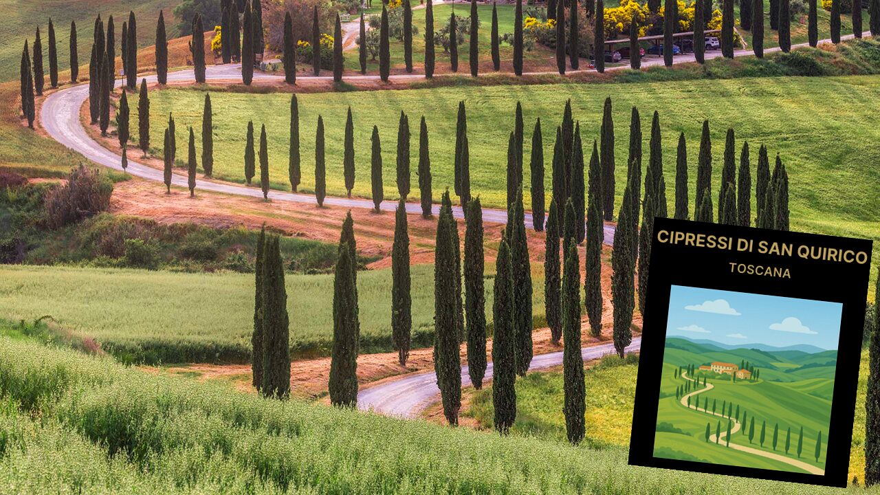 I 100 posti più belli d'italia - cipressi di san quirico