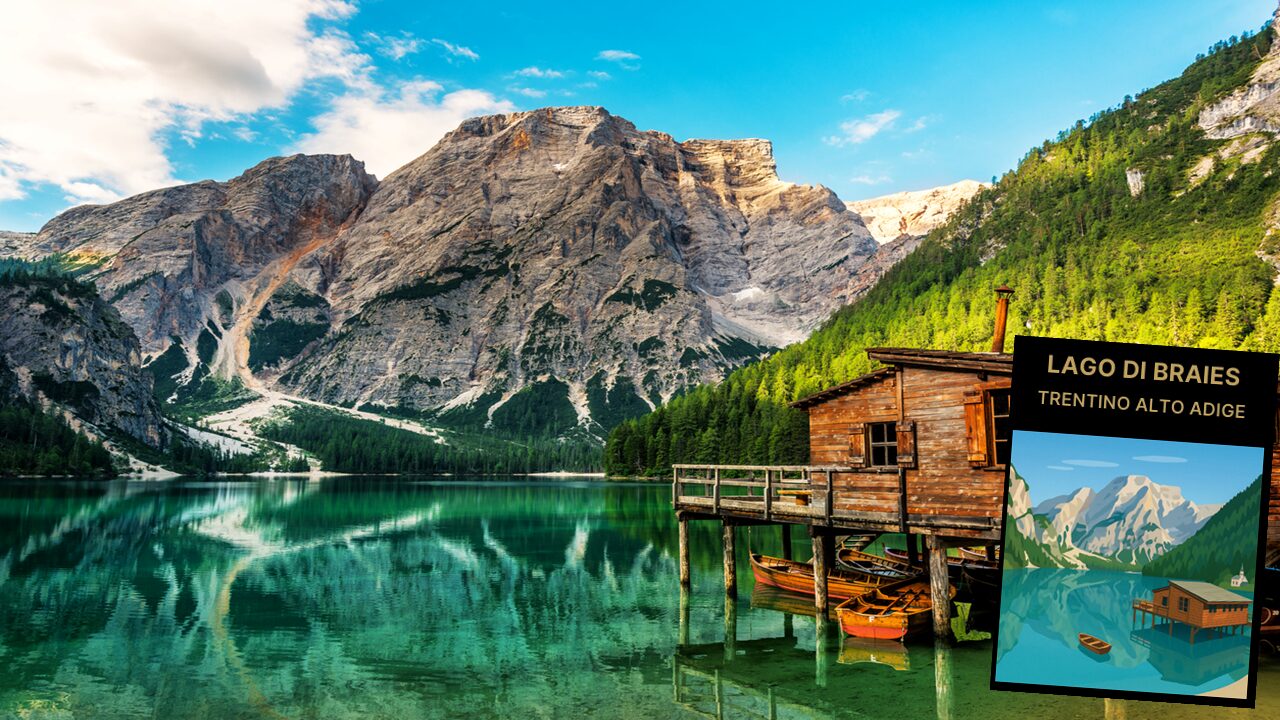 I 100 posti più belli d'italia -lago di braies